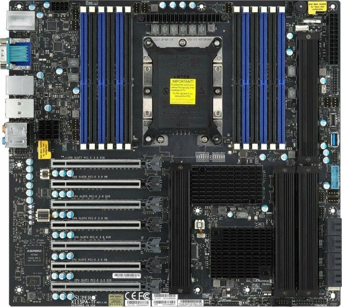 Pagrindinė plokštė Super Micro Computer SuperMicro X11SPA-T (MBD-X11SPA-T-O)