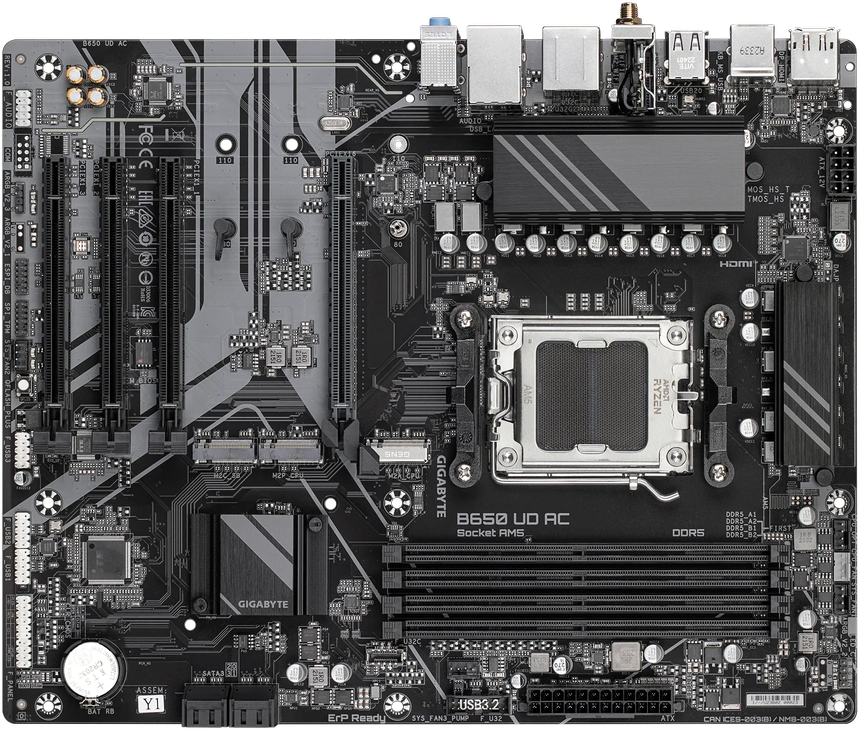 Pagrindinė plokštė Gigabyte B650 UD AC