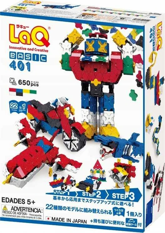 Yoshiritsu Japoniškas edukacinis konstruktorius LAQ BASIC 401, nuo 3 m.