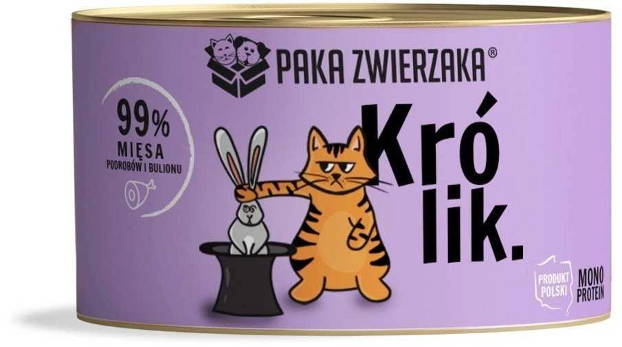 PAKA ZWIERZAKA triušiena - wet cat food - 200g