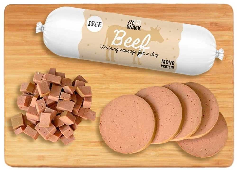 PAKA ZWIERZAKA Pepe Sausage beef - dog treat - 200g