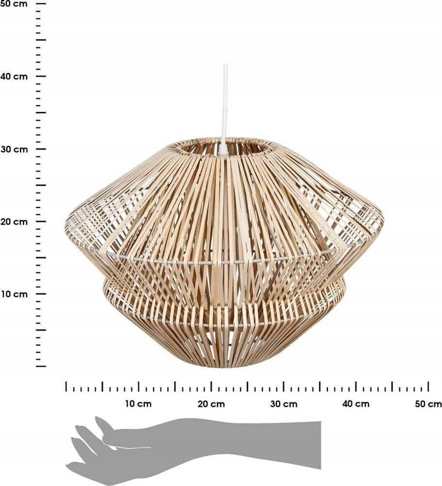 Atmosphera Lamp Pakabinamas šviestuvas HUMAN, rotango, 45 cm