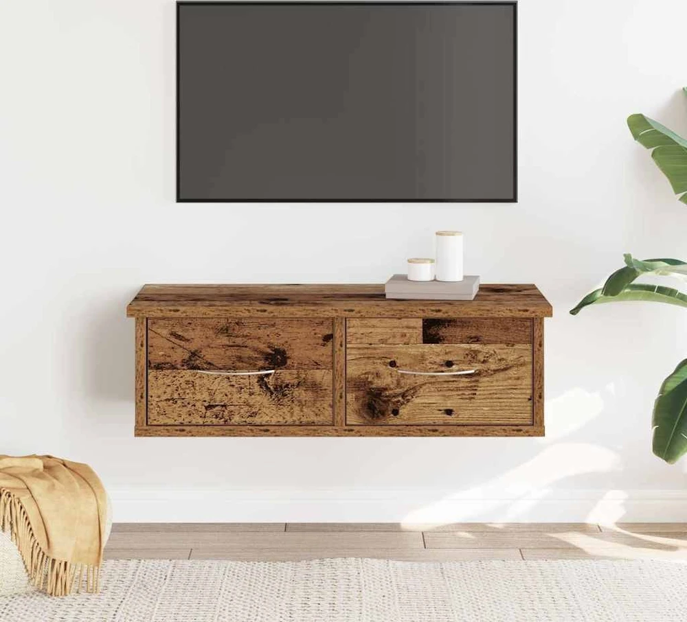 Sieninė Spinta Old Wood 60x26x18,5 cm Inžinerinė mediena