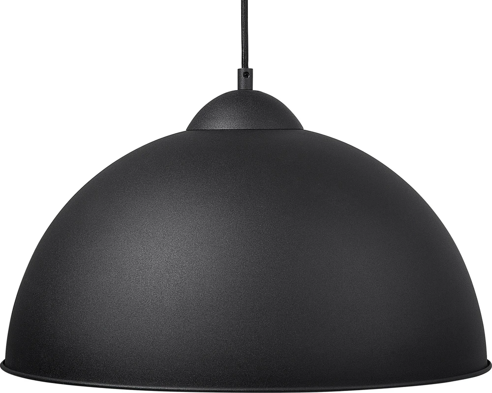 Pakabinamas šviestuvas Beliani Pakabinama lempa CETINA metalinė juoda