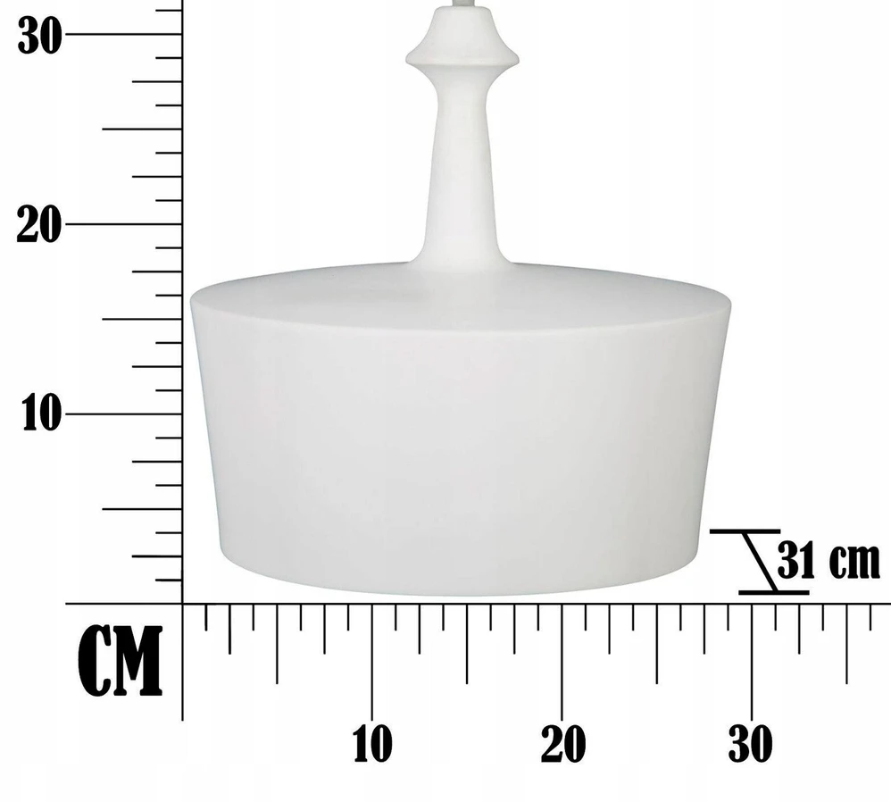Pakabinamas šviestuvas „Bigbuy Home Pendant Lamp“ lubinis šviestuvas, pakabinamas, baltas, Ø 31 cm