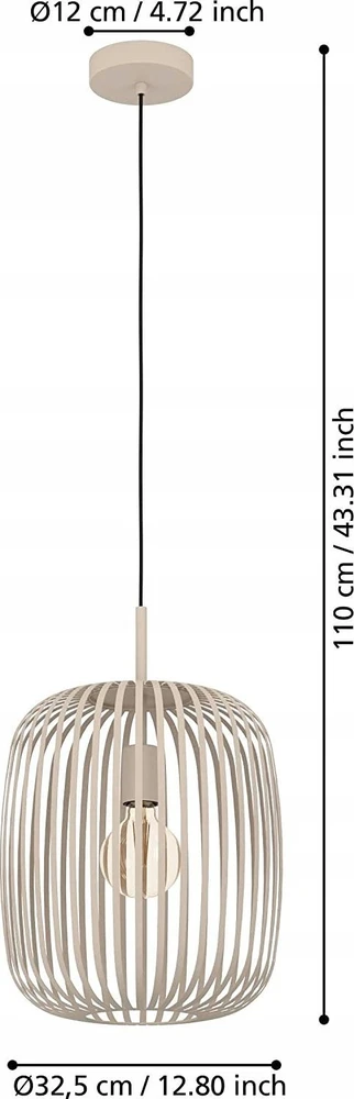 Lubinis šviestuvas Šviestuvas kabinamas Eglo ROMAZZINA, 40 W, E27, 900496