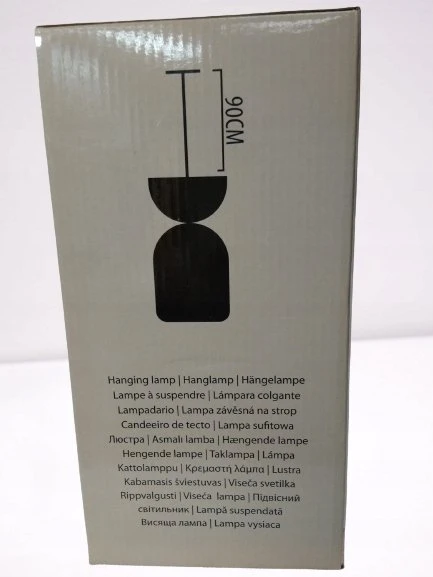 Home Styling Collection Lamp Stiklinis pakabinamas šviestuvas GLOA, 26 cm