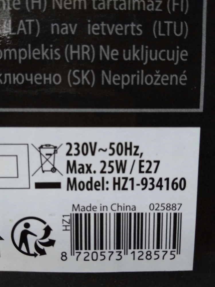 Home Styling Collection Lamp Stiklinis pakabinamas šviestuvas GLOA, 26 cm