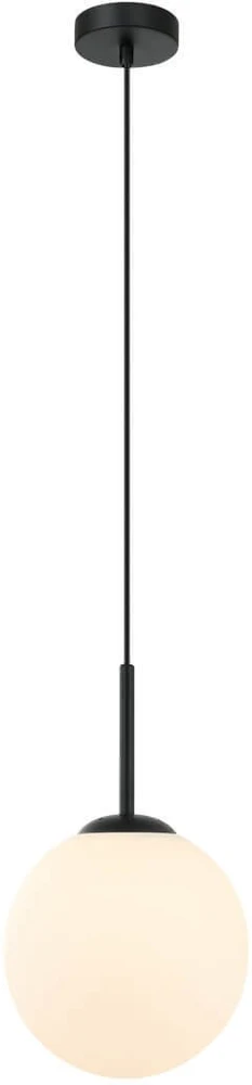 Italux pakabinamas šviestuvas Deore PND-5578-1S-BK Italux metalinis stiklas juodai baltas