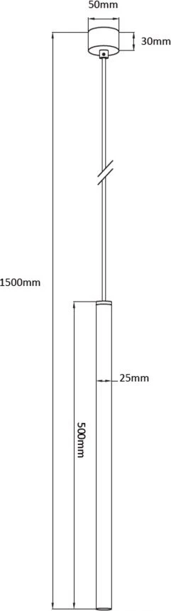 „Light Prestige Lungo LP-894/1P GD“ pakabinamas šviestuvas, 1x5W G9, auksinis