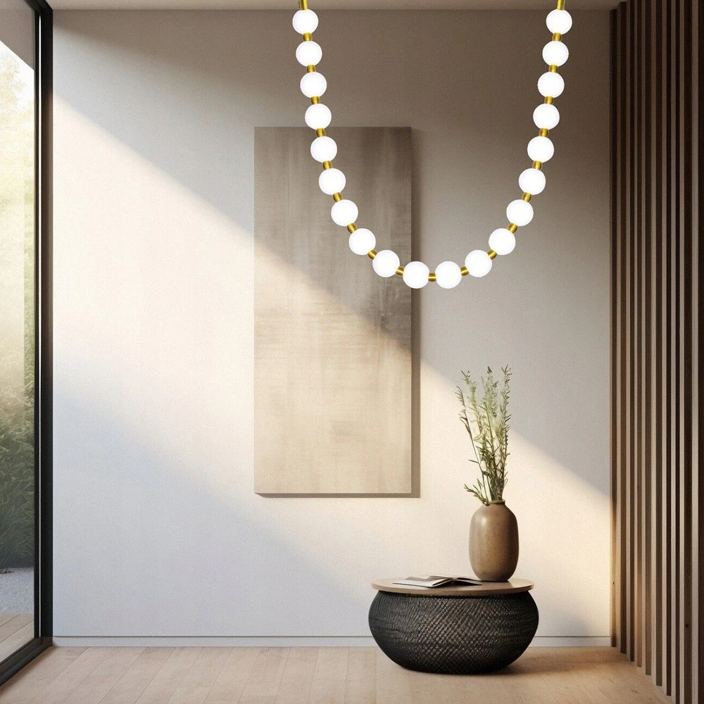 Pakabinamas šviestuvas Kabinama lempa Light Prestige Dorado Rope 2m 16W LED CCT 3000K/4000K/6000K 944lm/899lm/931lm auksinė (LIGHTLP002/2MCCT)