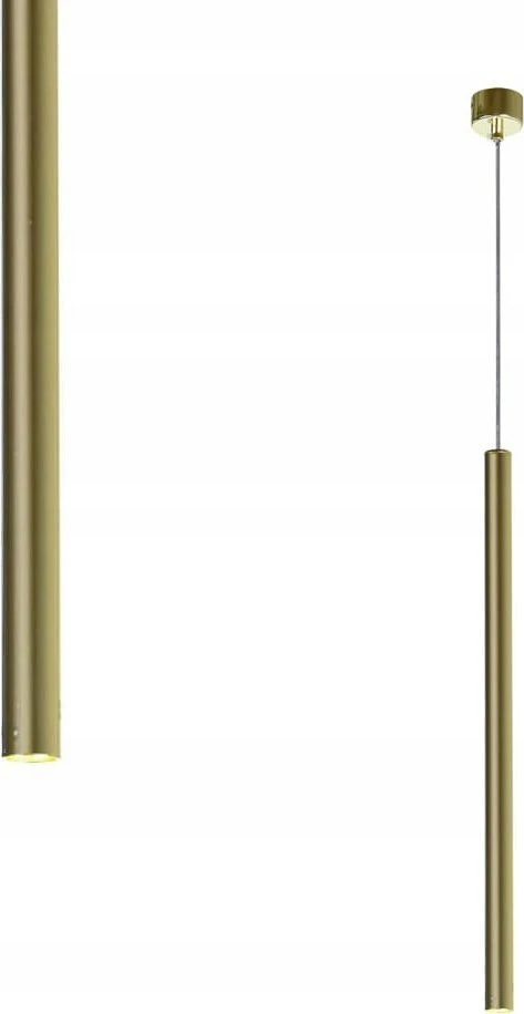 „Light Prestige Lungo LP-894/1P GD“ pakabinamas šviestuvas, 1x5W G9, auksinis