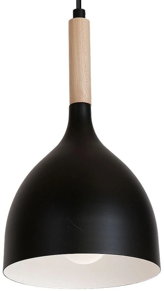 Pakabinamas šviestuvas Luminex Noak Wood 1877 Juodas 5 taškų kabantis šviestuvas