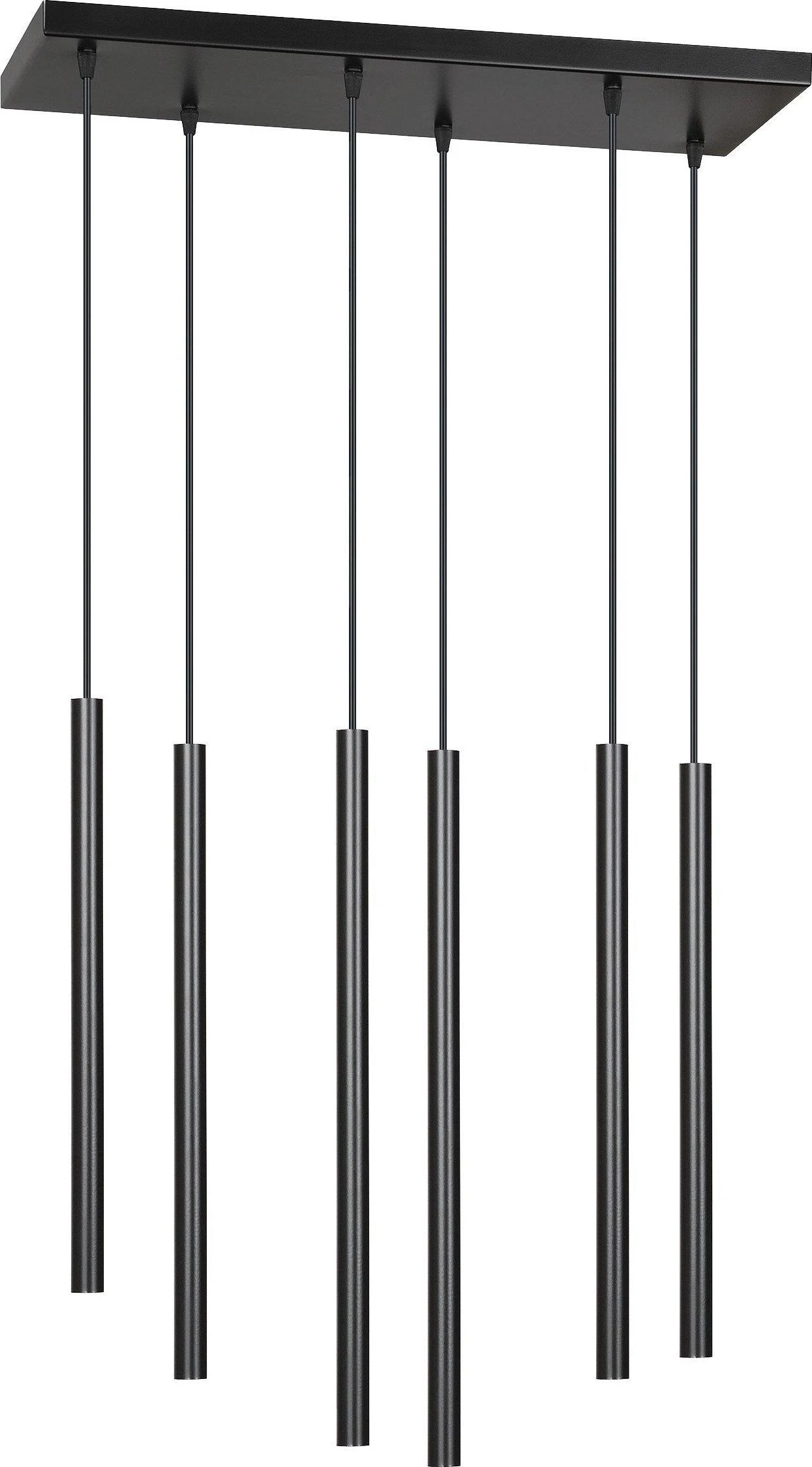 Orno HARMONI pakabinamas šviestuvas, maks. galia 6x20W, G9, juodas