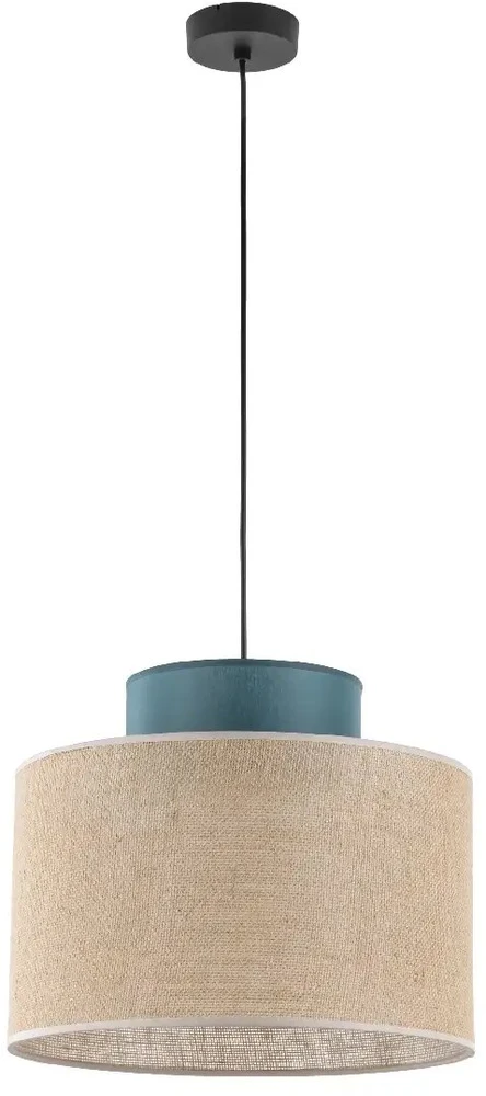 TK Lighting Duo 3256 pakabinamas šviestuvas, natūralaus džiuto vamzdelis, žalias