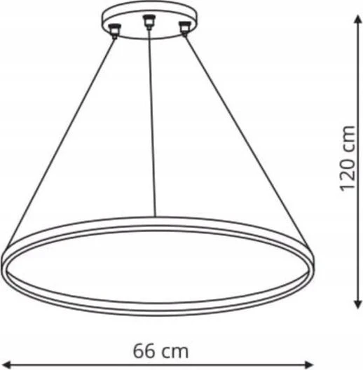 Pakabinamas šviestuvas Light_Presti Šviestuvas lubų Light Prestige Ring, 35 W, LED, 3 – 6K