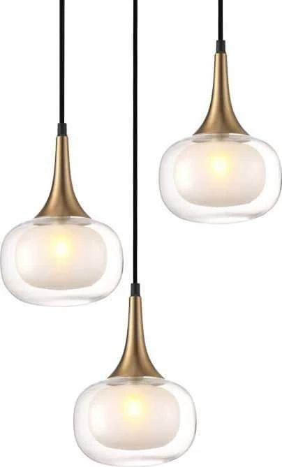 Italux Pakabinamas šviestuvas Konila PND-99709-3A-BRO-CL