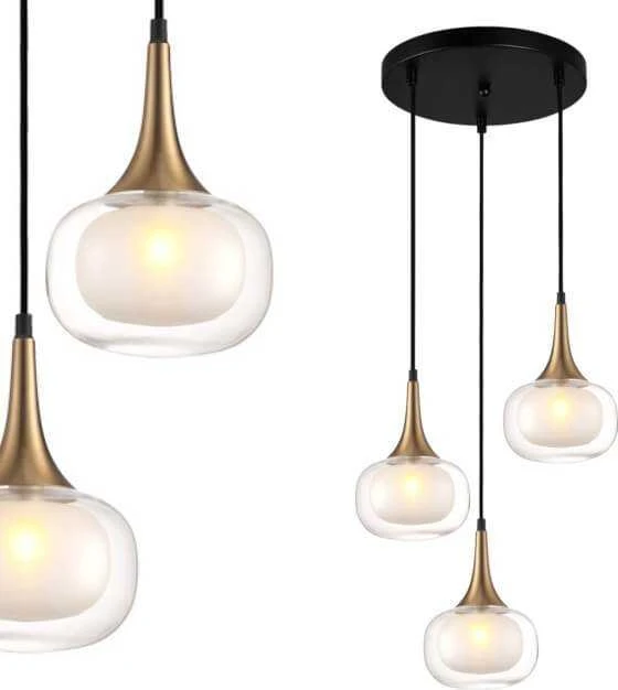 Italux Pakabinamas šviestuvas Konila PND-99709-3A-BRO-CL