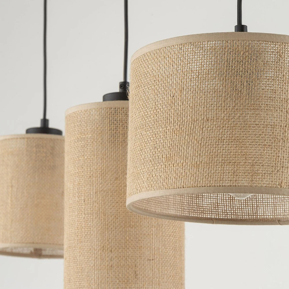 Pakabinamas šviestuvas TK Lighting pakabinama lempa „Jute“ pakabinama lempa 4954