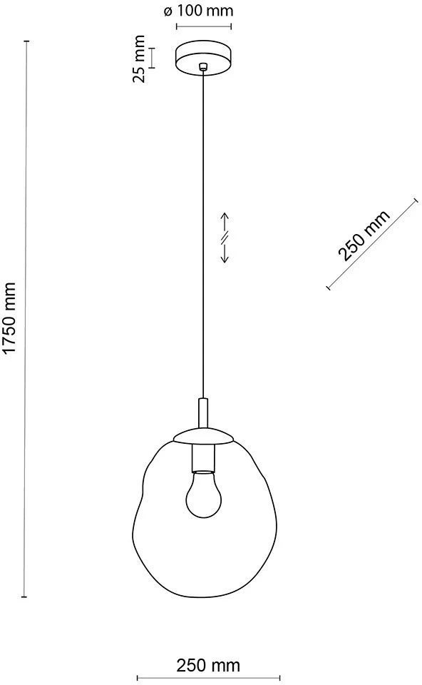 TKKRYWULT pakabinamas šviestuvas SOL MINI NEW 10082 TK Lighting pakabinamas šviestuvas