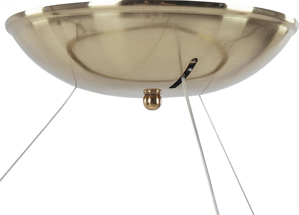 Beliani LED pakabinamas šviestuvas KRABURI metalinis auksinis