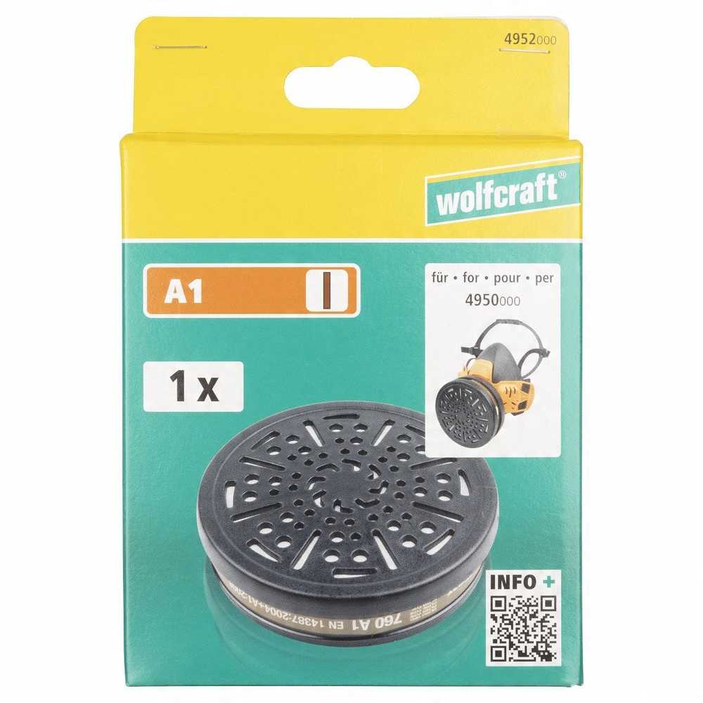Wolfcraft Atsarginis filtras - A1 iki 4950000