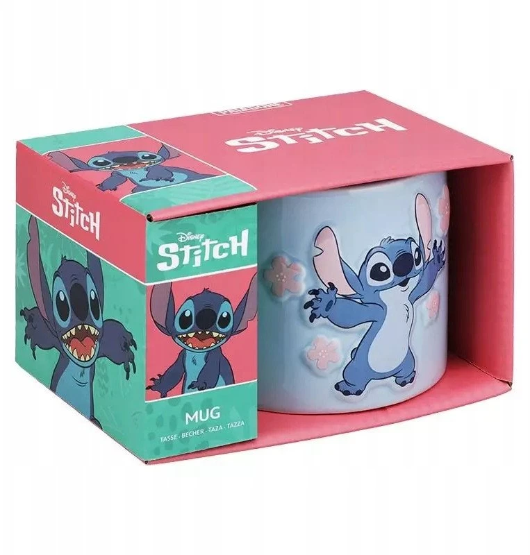 Paladone Disney Puodelis - Stitch | Reljefinis 400 ml