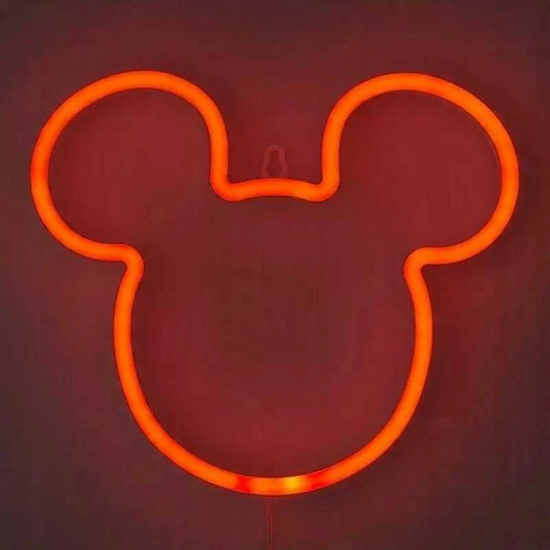 Paladone PALADONE Disney Mikio Peliuko neoninis sieninis šviestuvas (21,8 cm)