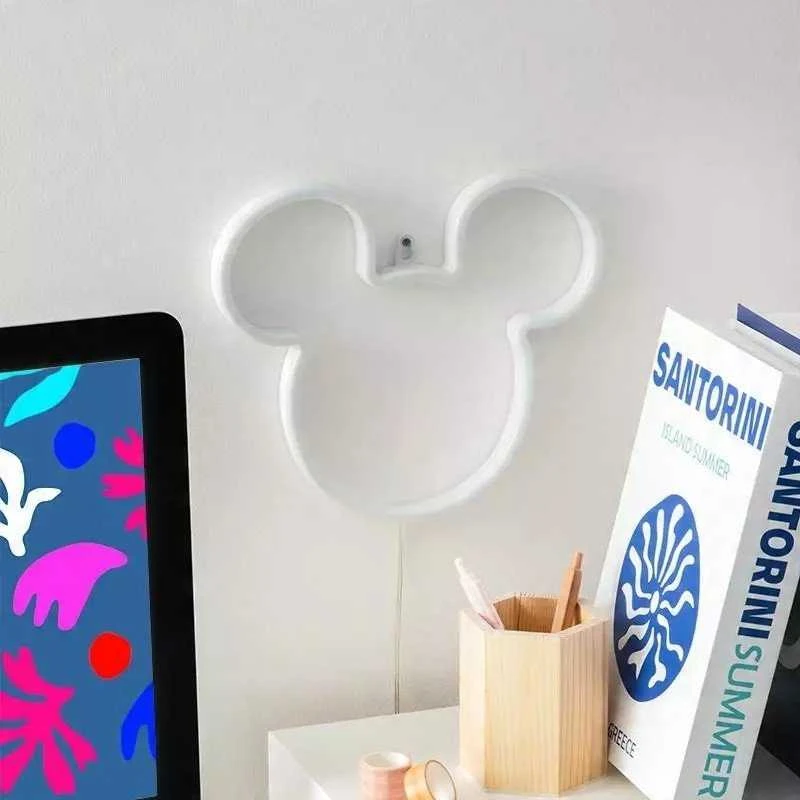 Paladone PALADONE Disney Mikio Peliuko neoninis sieninis šviestuvas (21,8 cm)