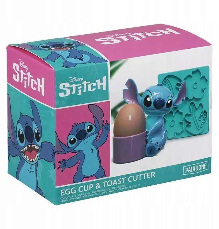 Paladone PALADONE Disney Stitch kiaušinių laikiklis ir skrebučio keptuvė