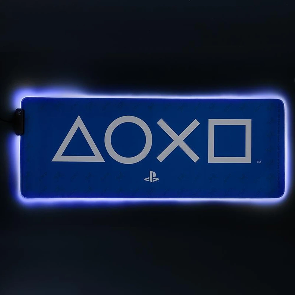 Pelė Paladone „Playstation“ šviečiantis stalo kilimėlis