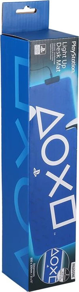 Pelė Paladone „Playstation“ šviečiantis stalo kilimėlis