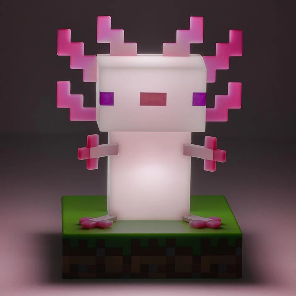 Paladone Minecraft Axolotl Icon lempa