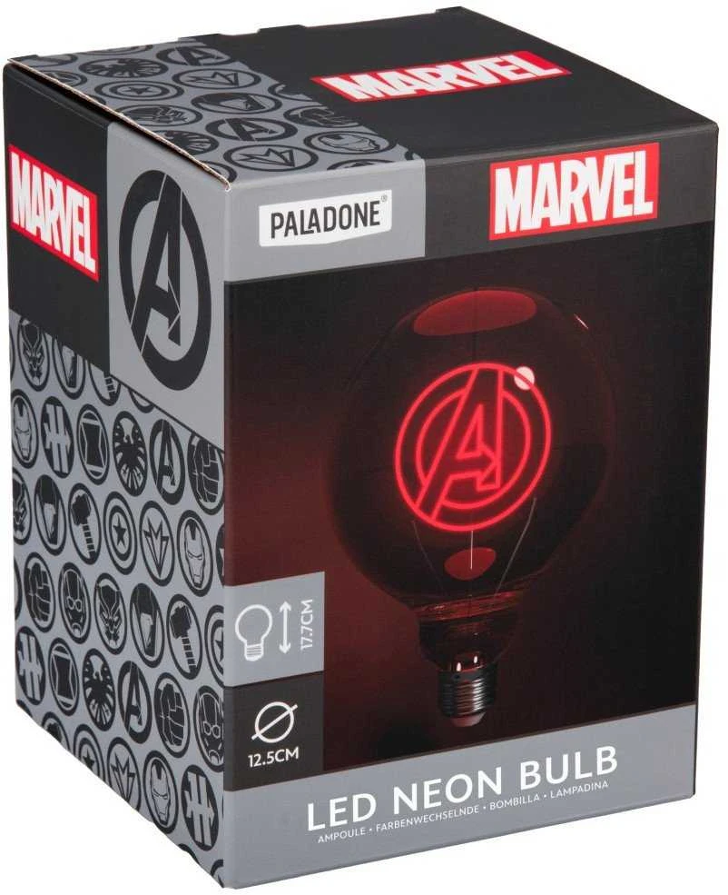 Paladone PALADONE Marvel Avengers LED lemputė (e27) LED-Neon (17,7 cm)