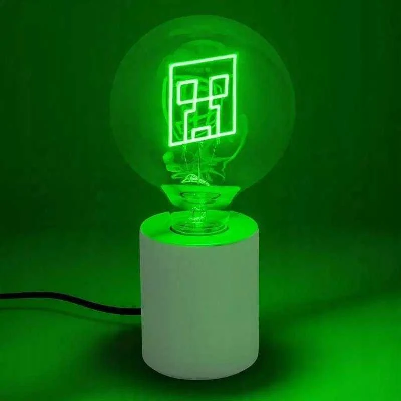 Paladone Minecraft Neon LED Lemputė Creeper