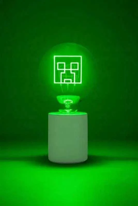 Paladone Minecraft Neon LED Lemputė Creeper