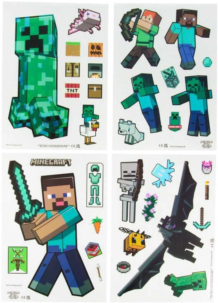 Paladone PALADON Minecraft dekoratyviniai langų lipdukai