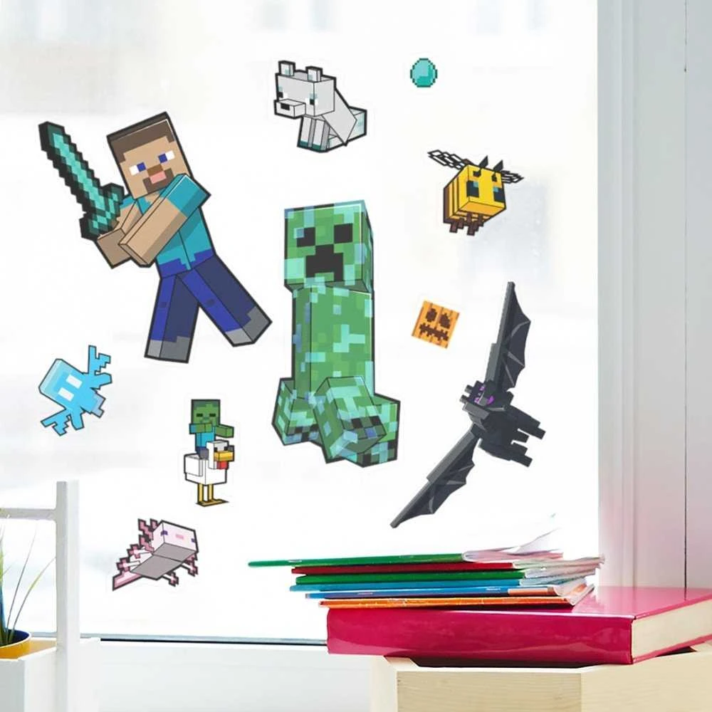 Paladone PALADON Minecraft dekoratyviniai langų lipdukai