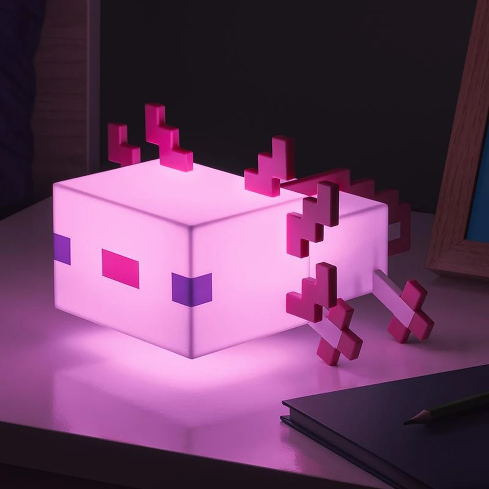 Paladone Minecraft Axolotl lempa