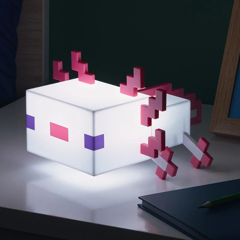 Paladone Minecraft Axolotl lempa