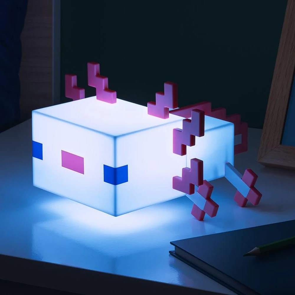 Paladone Minecraft Axolotl lempa
