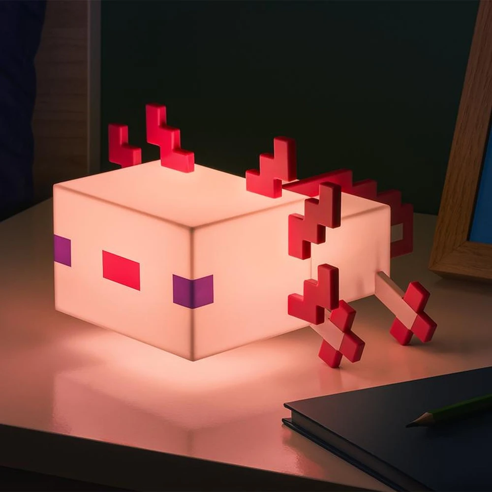 Paladone Minecraft Axolotl lempa