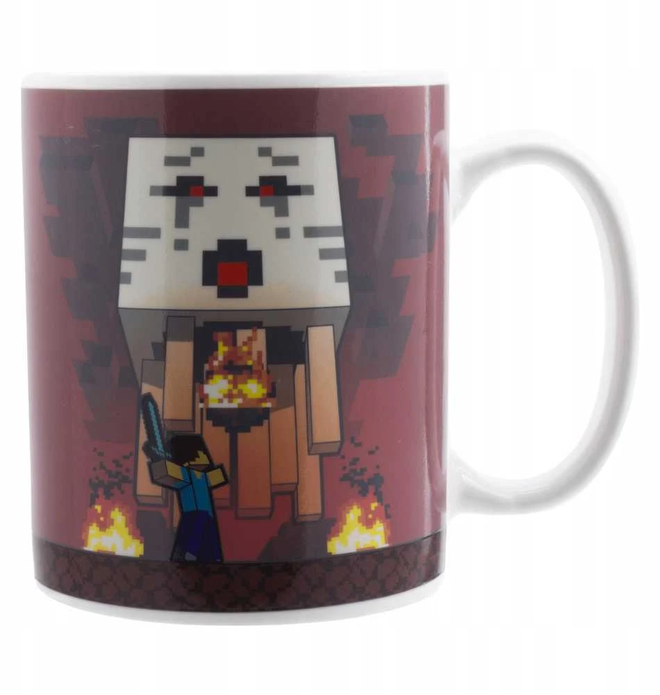 Paladone MINECRAFT Puodelis - Nether | Reaguojantis į karštį 300 ml