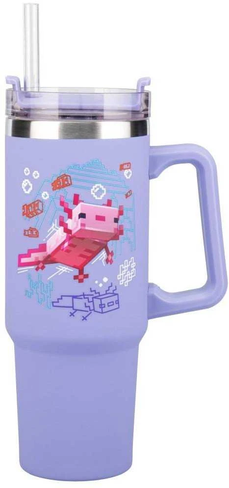 Paladone ABYstyle MINECRAFT Sandarus Puodelis su Šiaudeliu | 900 ml