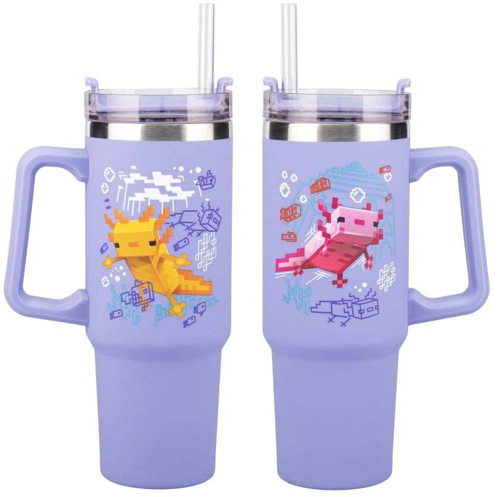 Paladone ABYstyle MINECRAFT Sandarus Puodelis su Šiaudeliu | 900 ml