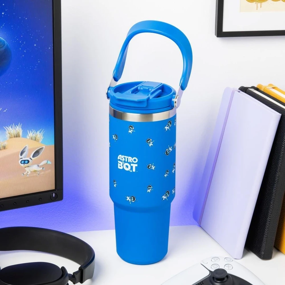 Paladone PALADONE Astro Bot Puodelis Termiczny su Uchwytem (900 Ml)