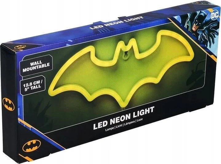 Sieninis šviestuvas Paladone Betmeno sieninis montuojamas LED neoninis šviestuvas