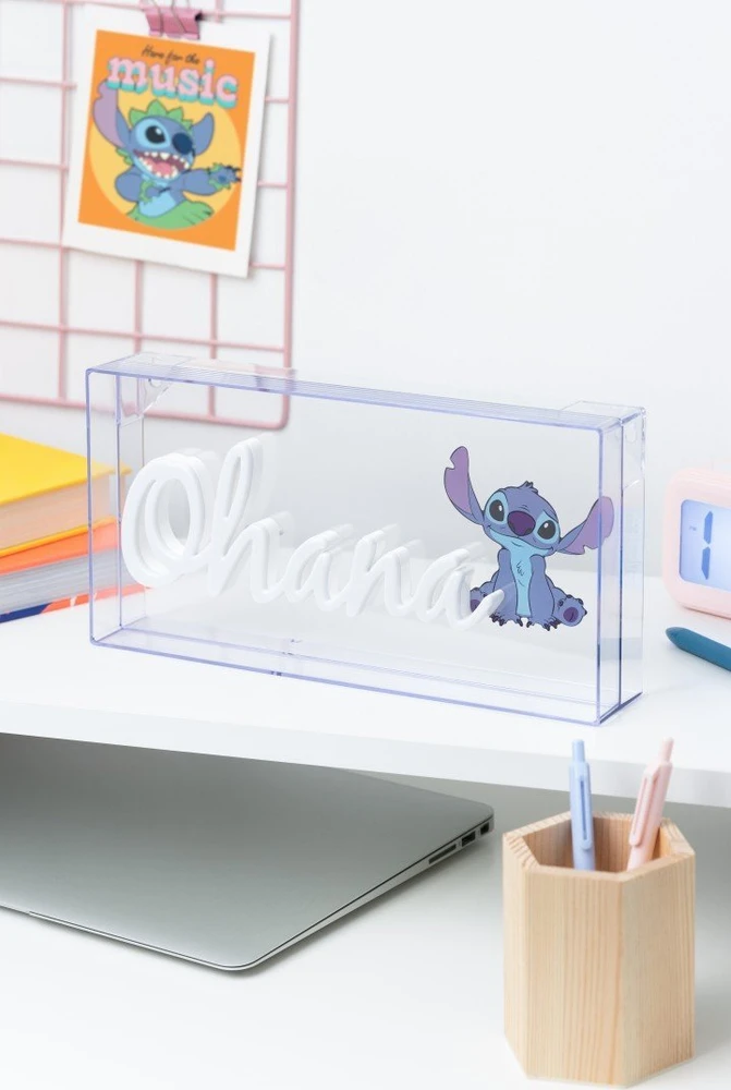 Paladone Stitch Ohana LED neoninė lemputė