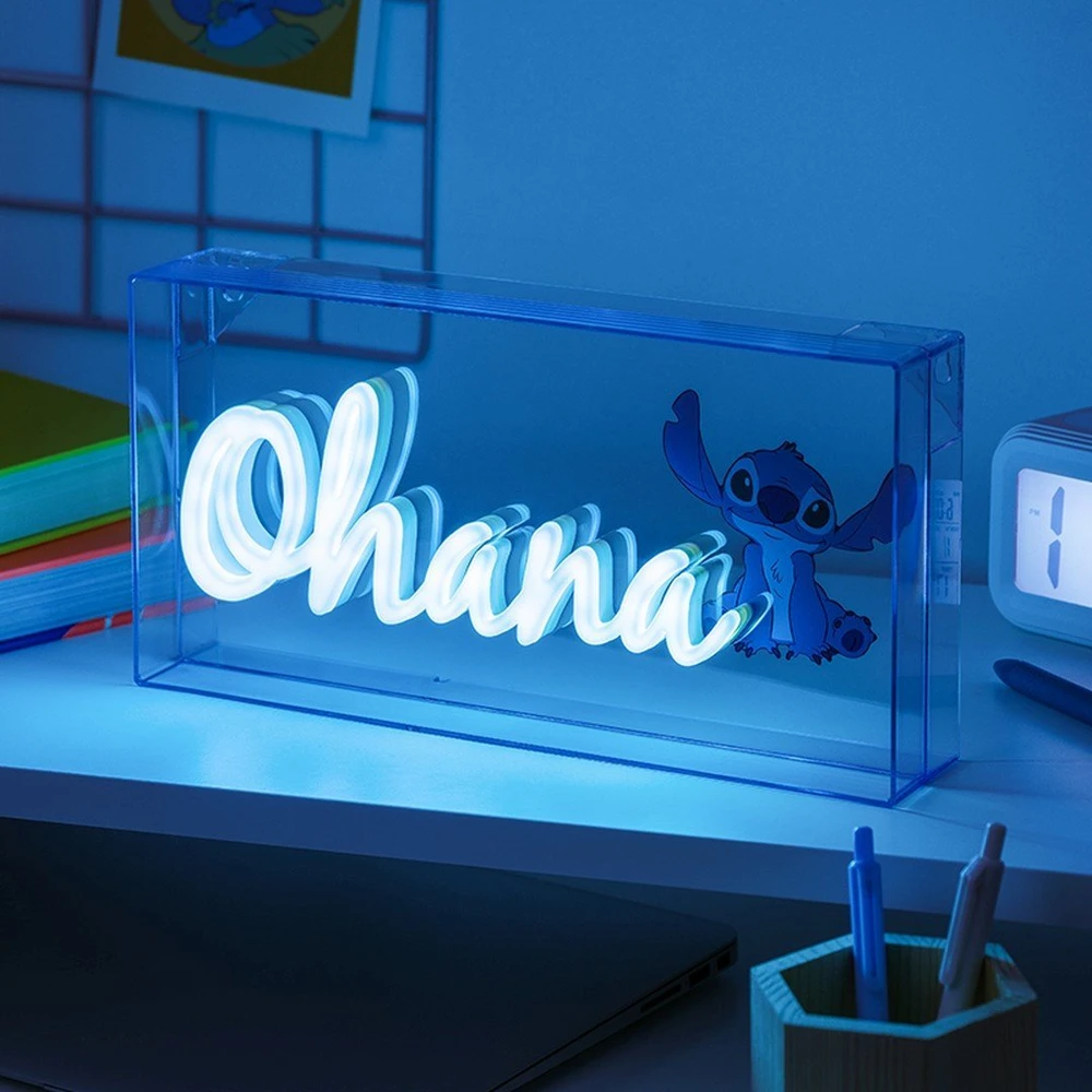 Paladone Stitch Ohana LED neoninė lemputė