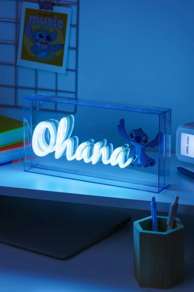 Paladone Stitch Ohana LED neoninė lemputė